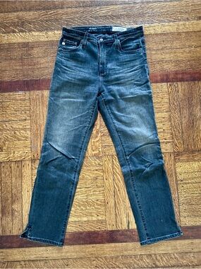 AG Straight Leg Cropped Jeans